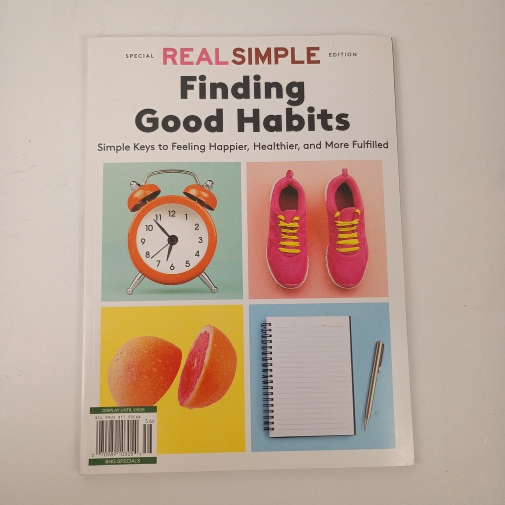 Finding Good Habits - Real Simple Special Edition Magazine Book 2020